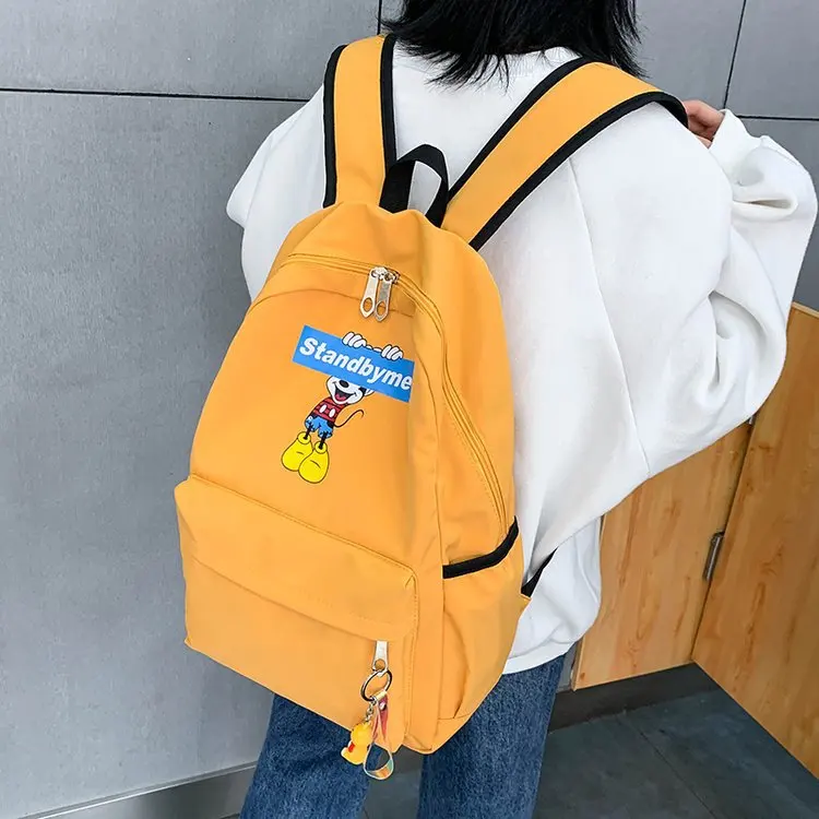 

2020 New Style WOMEN'S Bag Fashion Backpack Cartoon Printed Large-capacity Backpack Schoolbag Fashion