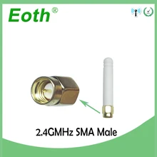 5 шт. 2,4 ГГц антенна wifi SMA разъем 3dbi 2,4 ГГц антенна wi fi маленький размер 2,4g антенна белая wi-fi антенна маршрутизатор