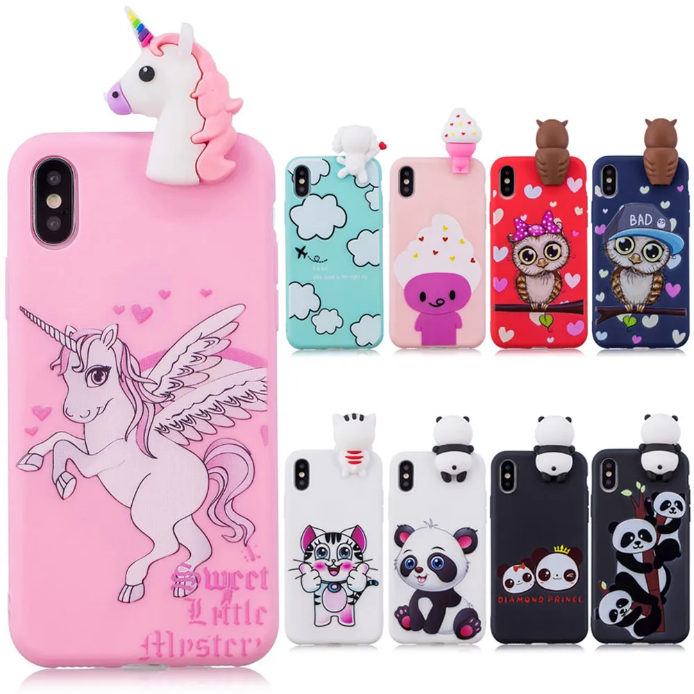 Чехол LAPOPNUT для Iphone Xr Xs Max X 8 7 Plus 6 6s 5 5s SE 3D Милый мультяшный медведь забавные игрушки