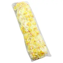 72 шт./упак. 3,8 см небольшой градиент искусственного цветка гвоздики для рукоделия венок Букеты Свадебные Скрапбукинг вечерние домашний декор