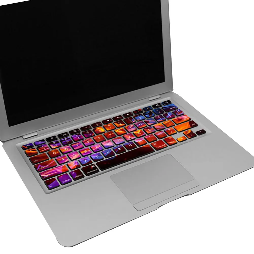 Galaxy Цвет планета клавиатура Стикеры Крышка для м acBook 12/13in retina в европейском стиле