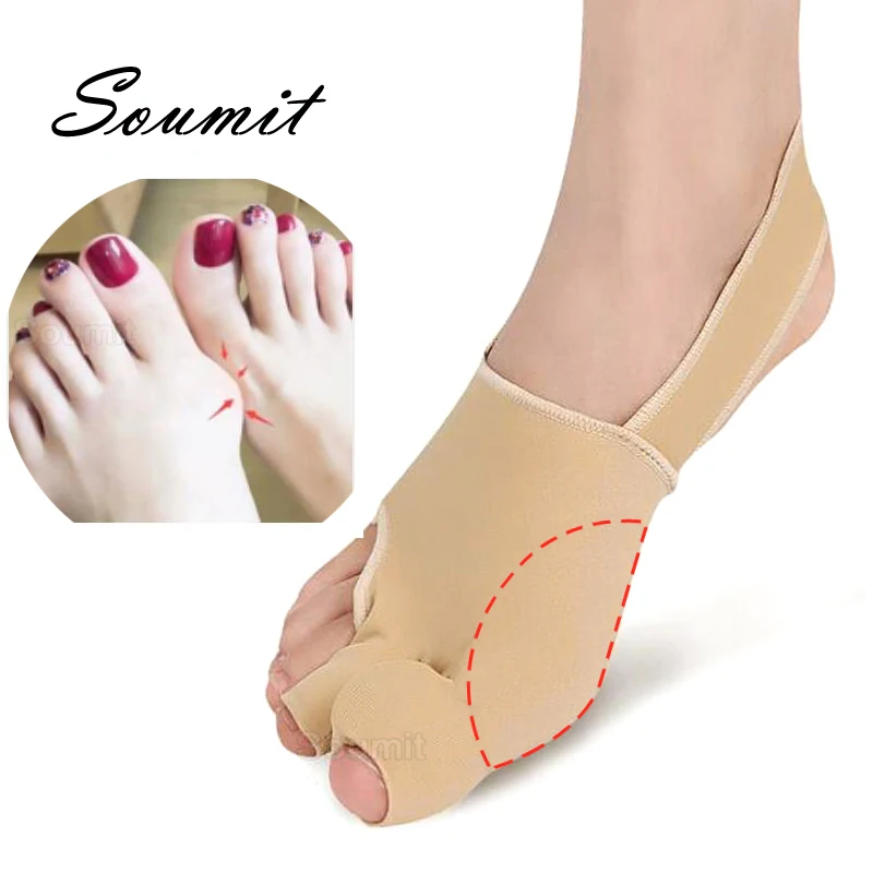 

Bunion Hallux Corrector Valgus Foot Pedicure Sock Splint Pedicure for Big Toe Thumb Care Protector Feet Pain Relief Pads Inserts
