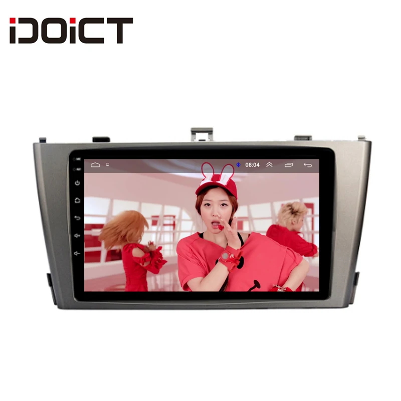 IDOICT Android 8,1 2.5D автомобильный dvd-плеер gps навигация Мультимедиа для Toyota Avensis 2009- стерео bluetooth