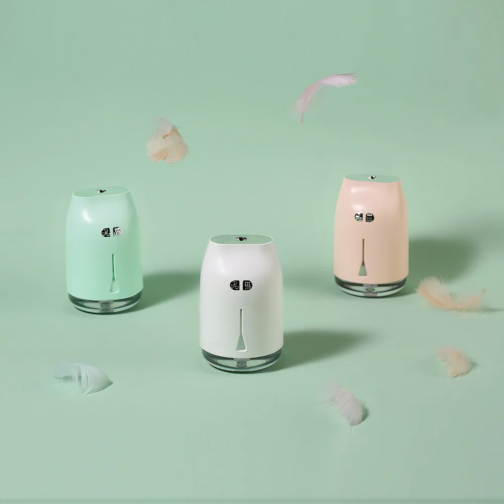 Увлажнитель воздуха Xiaomi Youpin U-clip Usb мини-вентилятор три в одном ночной Светильник для автомобиля Домашний Настольный креативный продукт 3 цвета
