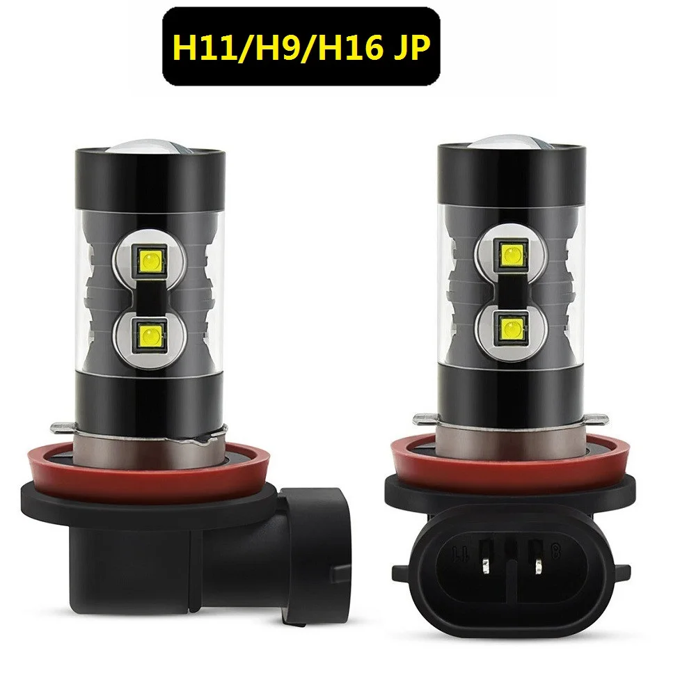 2 шт. 1400LM H8 H11 H27 Led 880 881 P13W H7 светодиодные лампы PSX26W H27W H16 5202 H3 6000K белый автомобиль противотуманные фары Дневные ходовые авто светодиодные лампы 12V