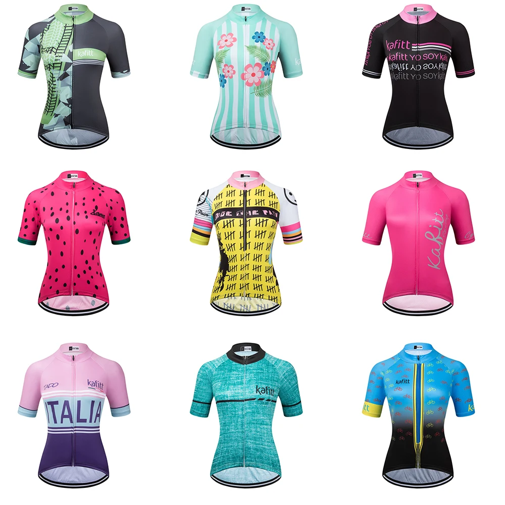 Women's Short Sleeve Cycling Jersey Bike Clothing MTB Road Bicycling Quick-Drying Uniform Breathable cycling jersey cycling shirt cycling suit