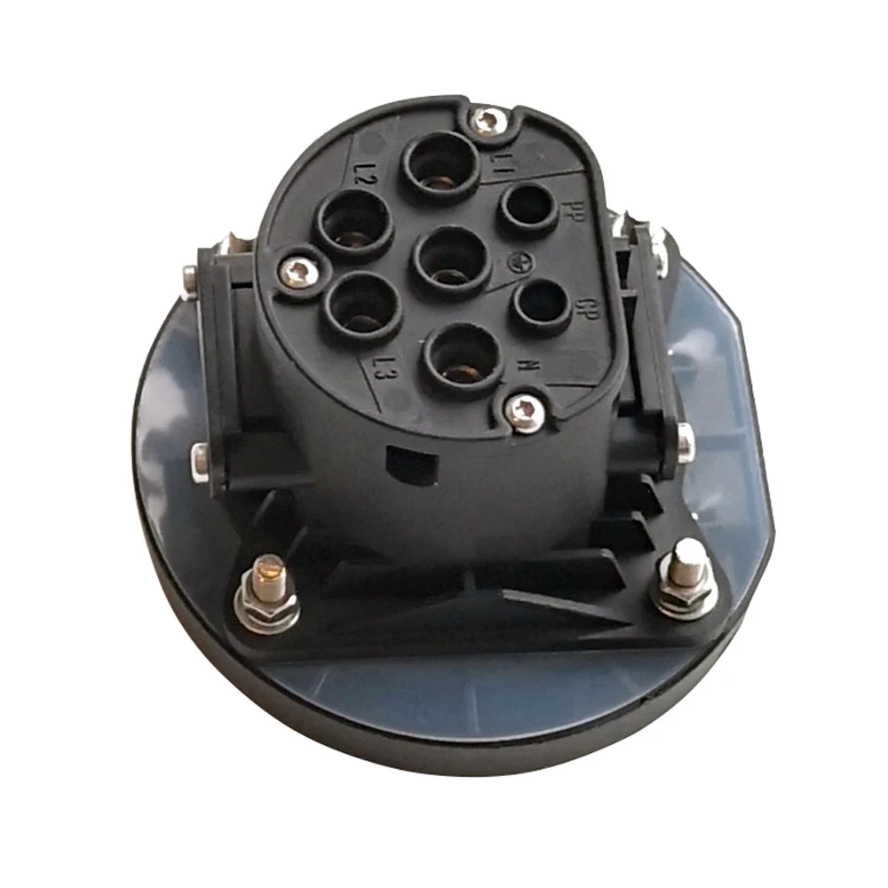 Adapter Socket 3 Phase 32Amp Type 2 Female Connector Outlet Electric Vehicle Charger Connector Charger Connector Charing Station