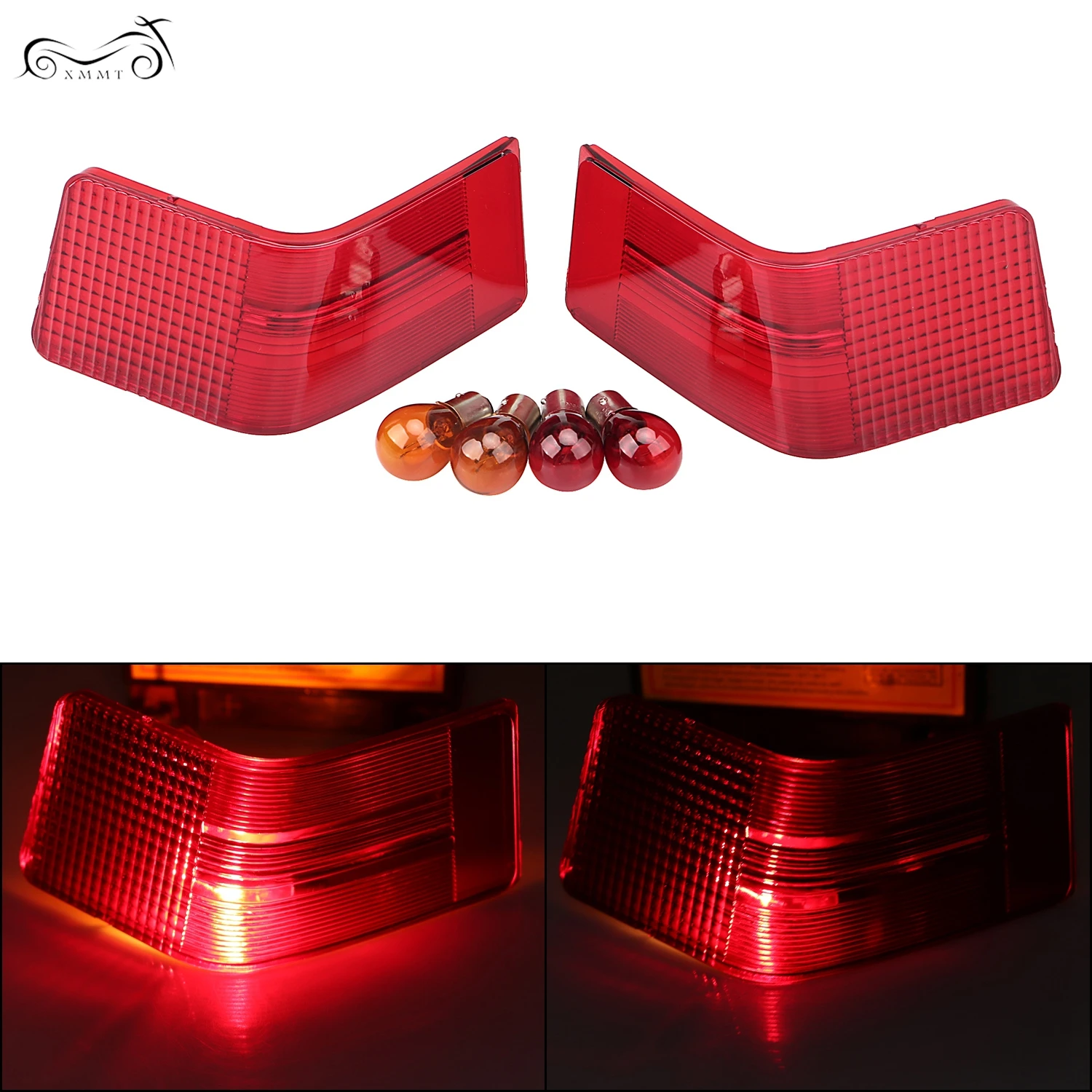 Задняя Тормозная задняя фара для мотоцикла Tour-Pak крышка объектива и