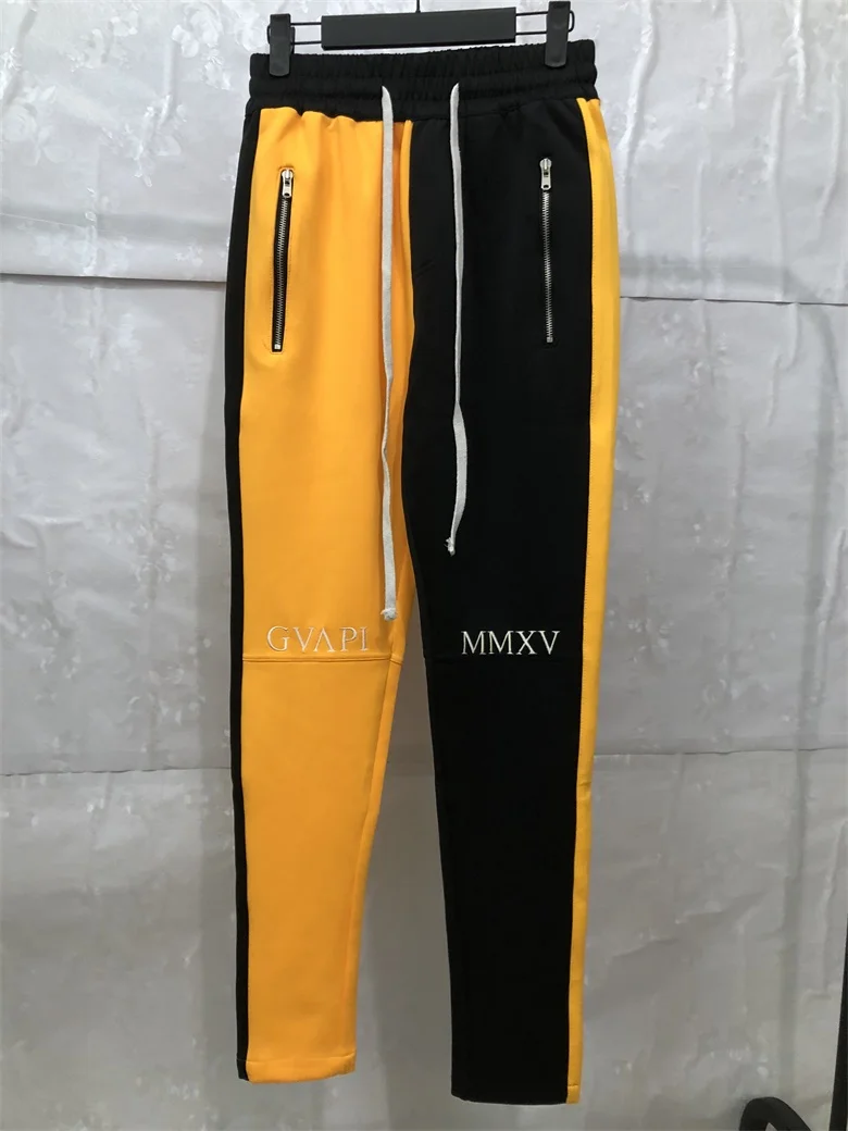 GUAPI GVAPI MMXV FUSION спортивные брюки желтые Мужские штаны для спорта брюки