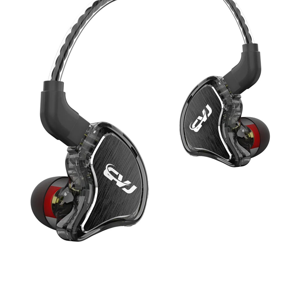 Наушники вкладыши CVJ CS8 1DD + 3BA гибридные Hi Fi наушники для бега и спорта со съемным