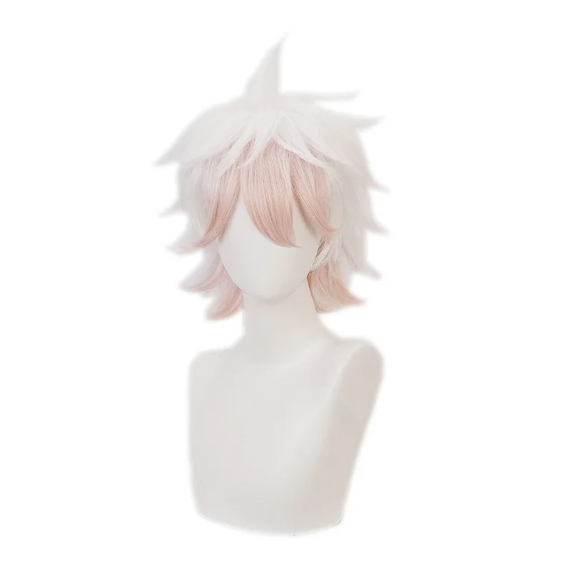 Парик для косплея Komaeda Nagito из аниме данганронпа термостойкие синтетические