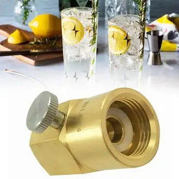 

SodaStream Cylinder Refill Adapter Adaptor with Bleed or Valve Connector and CGA320 W21.8-14 H5F7