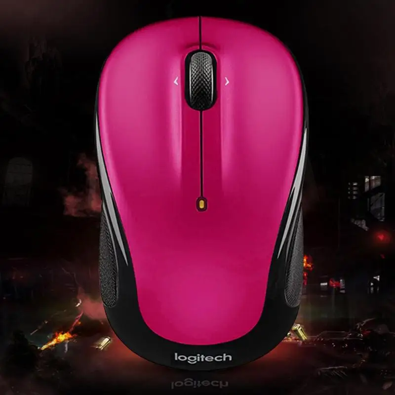 Портативная беспроводная оптическая мышь logitech M325 с 3 кнопками USB ...