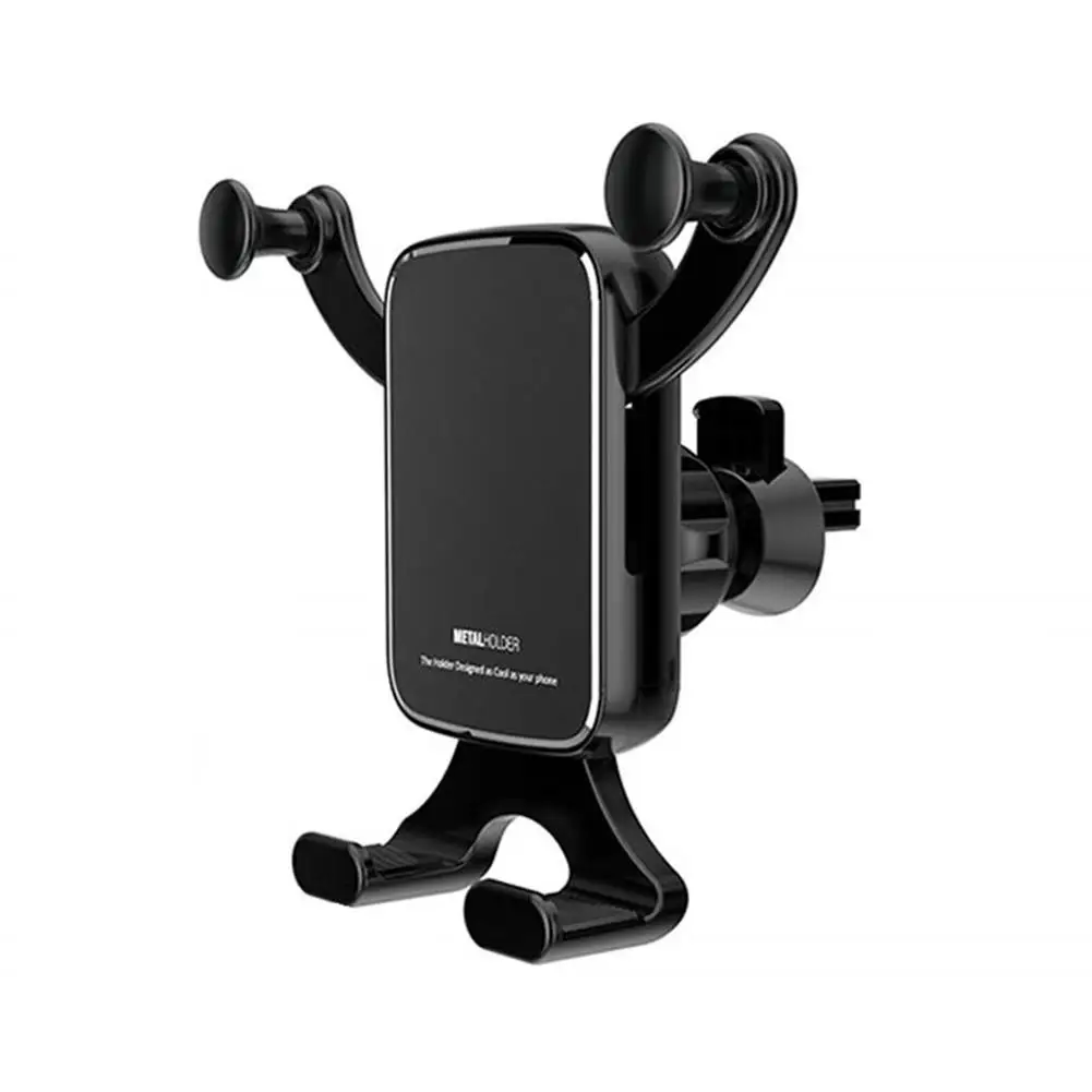 

Highly Functional Phone Holder Mount Car Outlet Gravity Bracket Horizontal And Vertical Screen Phone Stand 360 Degree Rotates