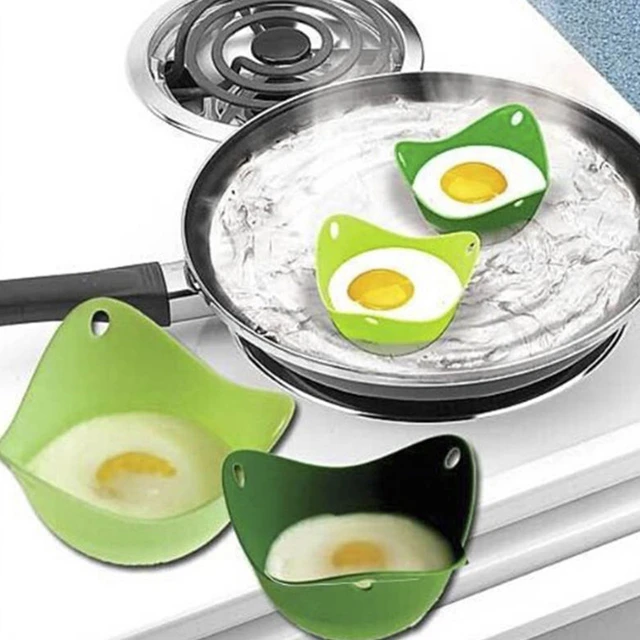 1pc Air Fryer Egg Pan Scrambled Egg Cooker Silicone Egg Poacher