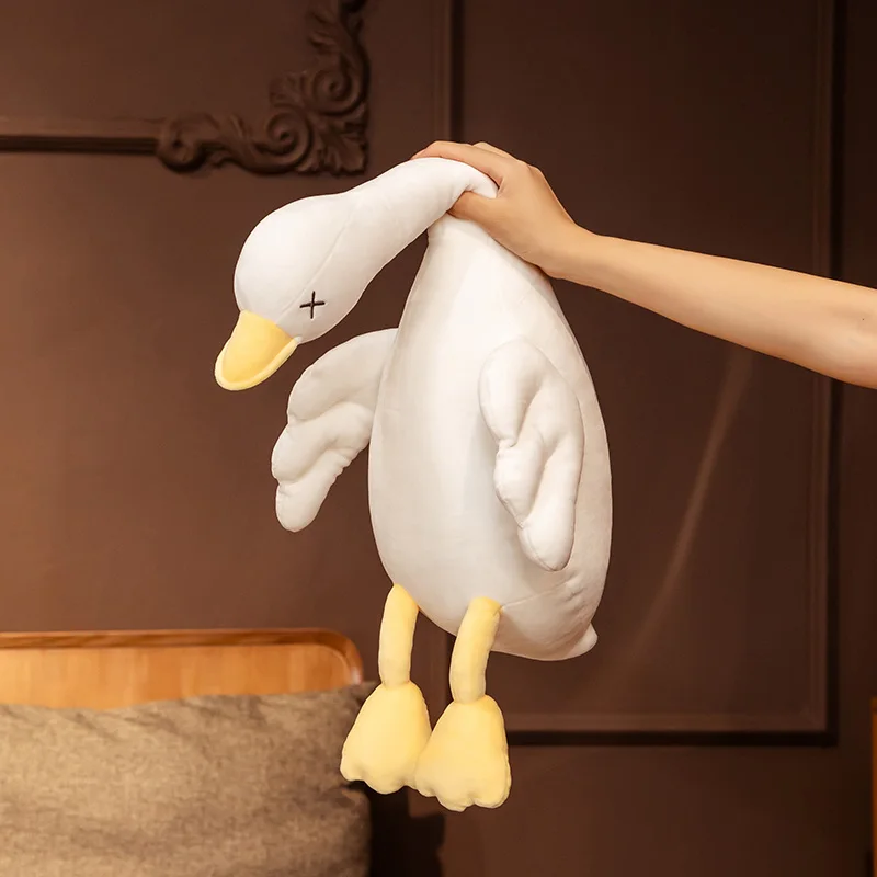 

60cm 100cm Swan Plush Toy Stuffed Soft Animal Swan Pillow Cushion Baby Kids Toys Sleep Soothing Toy