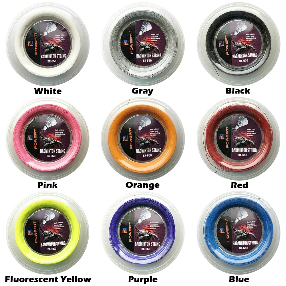 

600FT 0.72mm Badminton Racket String Badminton Training Racket String Resilient Replacement Badminton String Gym Sport
