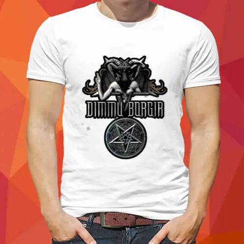 Dimu боргир рок металлическая Футболка мужская белая футболка Размер S M L XL 2XL 3XL