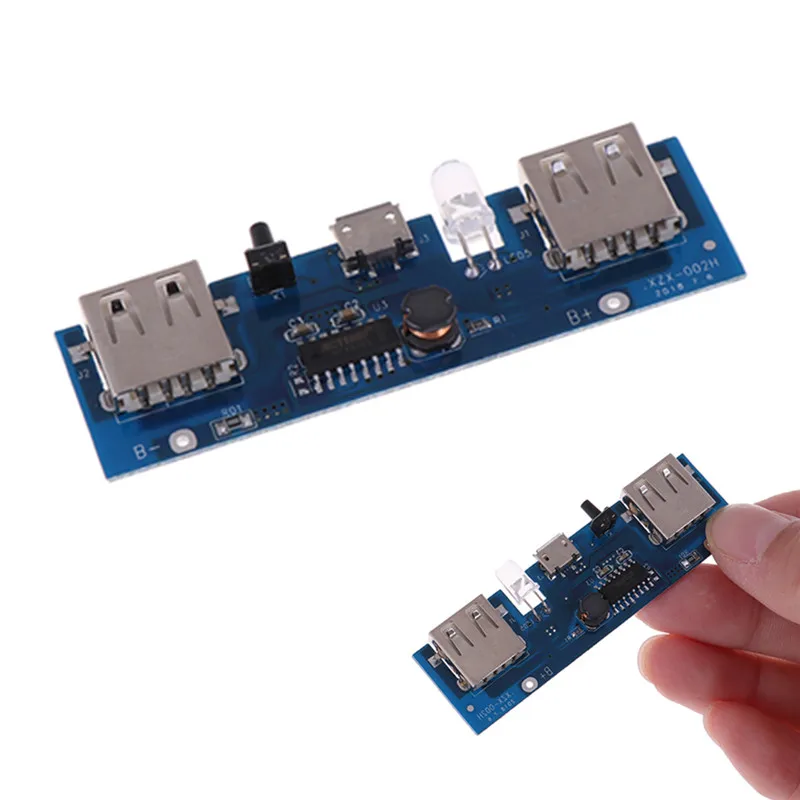 1PC DIY 5V 1A Mobile Power Bank Charger Control Module Micro USB Polymer Lithium Battery Charging Board Step Up Boost