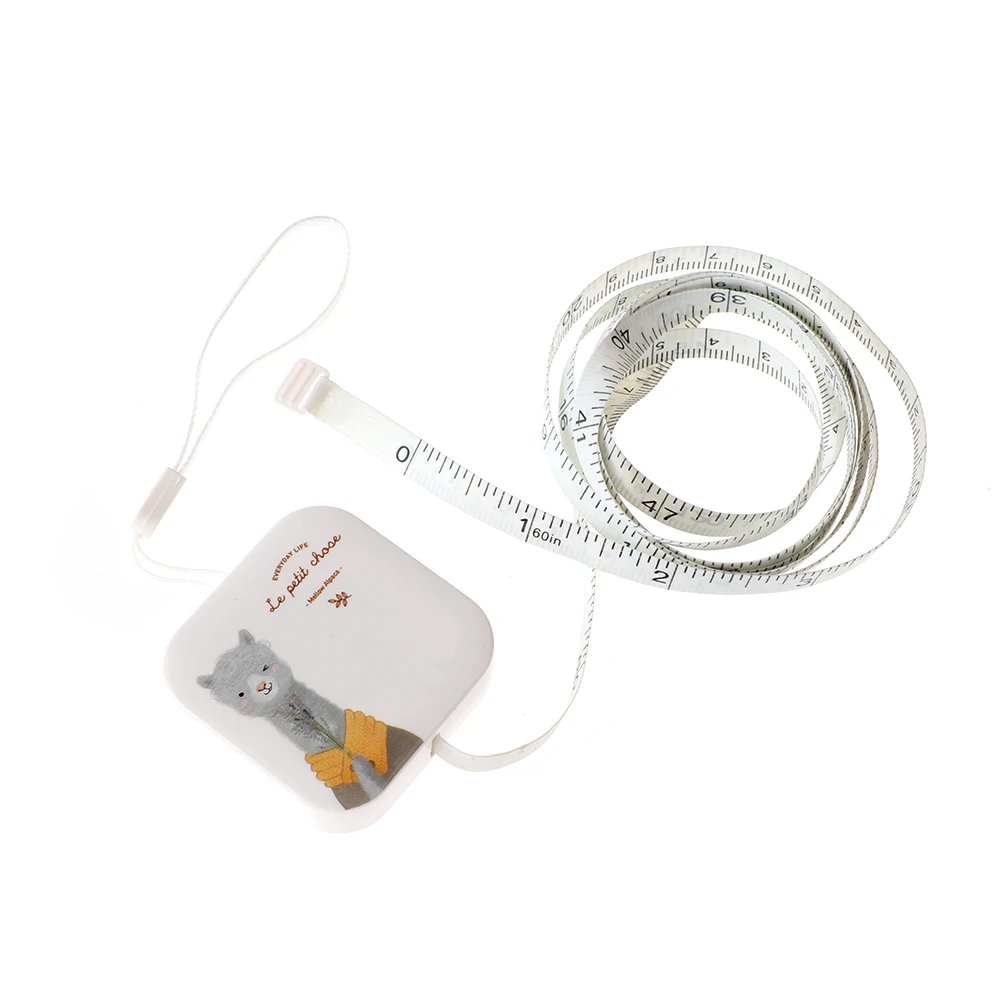 Tape Measure Measuring Ruler 150cm Roll Tape Portable Retractable For Children Gifts Alpaca