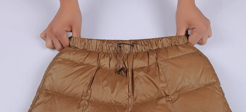 Winter Women Pants Outdoors Down Pants High Waist Thickening Warm Pants For Women Trousers Female