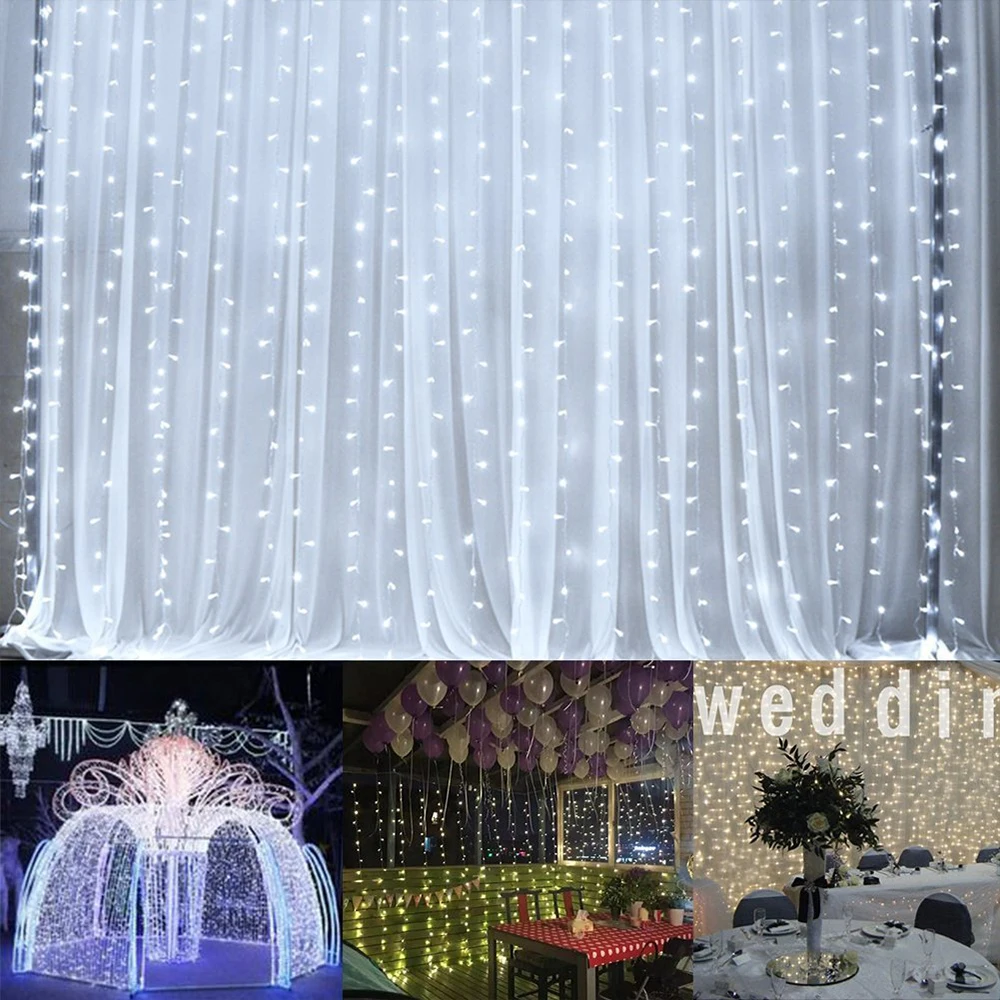 LED 220V EU Icicle String Lights Christmas Fairy Lights garland indoor Outdoor Home For Wedding/Party/Curtain/Garden Decoration LED 220V EU Icicle String Lights Christmas Fairy Lights garland indoor Outdoor Home For Wedding/Party/Curtain/Garden Decoration