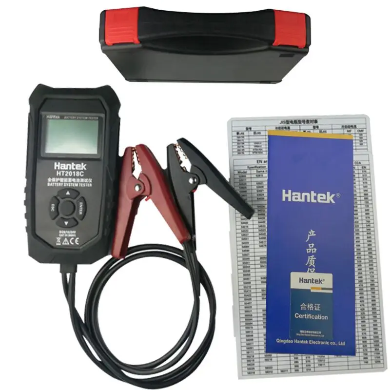 

Digital Car Battery Analyzer Automotive Vehicle Battery Conductance Internal Resistance 12V Tester Diagnostic Testing
