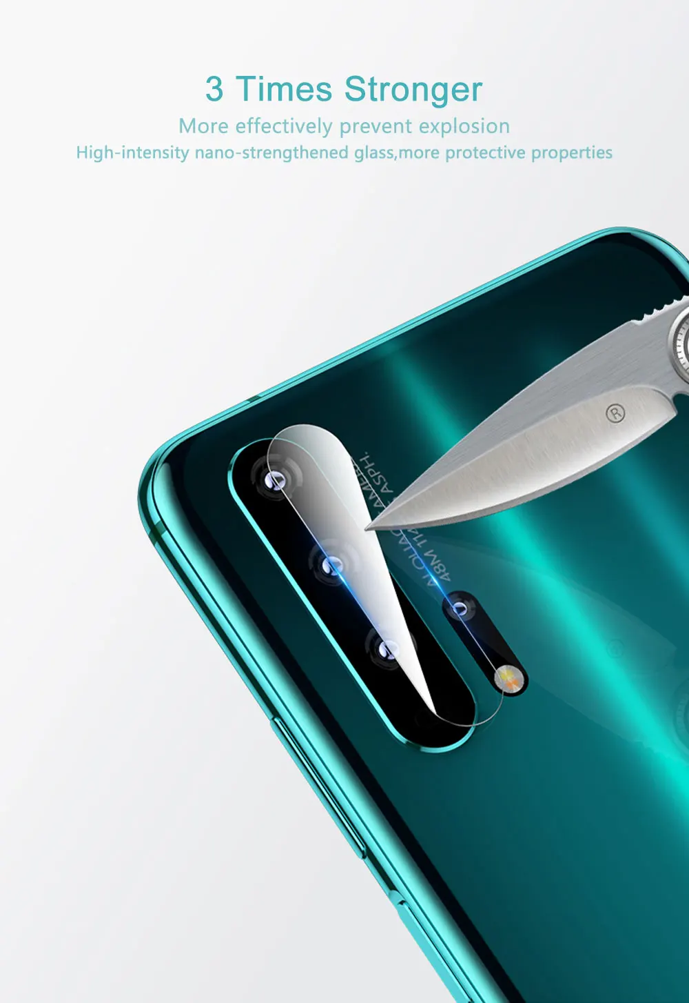 2 шт. для huawei Honor 20 Pro Защита объектива камеры закаленное стекло на для Honor 20 Защитная стеклянная пленка полная защита