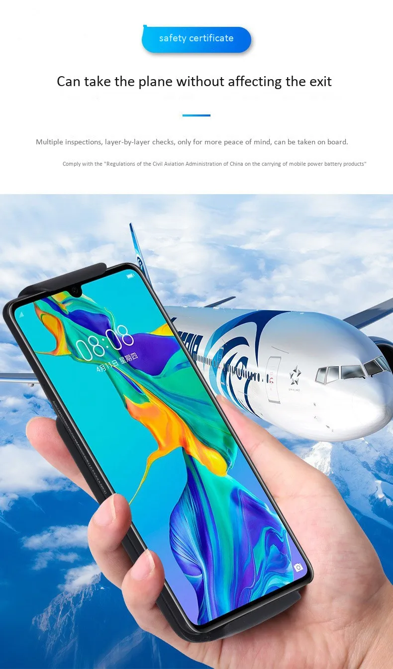5000 мА/ч, Портативный резервный внешний Батарея чехол для zte Axon 9 10 Pro лезвие V10 V9 Универсальный Мощность чехол Axon M V S Max мы собрали воедино