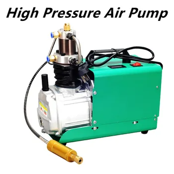 Billig 300BAR 30MPA 4500PSI Elektrische Air Kompressor Pumpe Für Pneumatische Luftgewehr Scuba Gewehr PCP Inflator 220v 110v