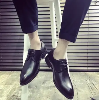 

Dress Mens Shoes slip-on Flats Wedding Office Oxfords Shoes For Men Pointed toe Formal shoes large size 47 48