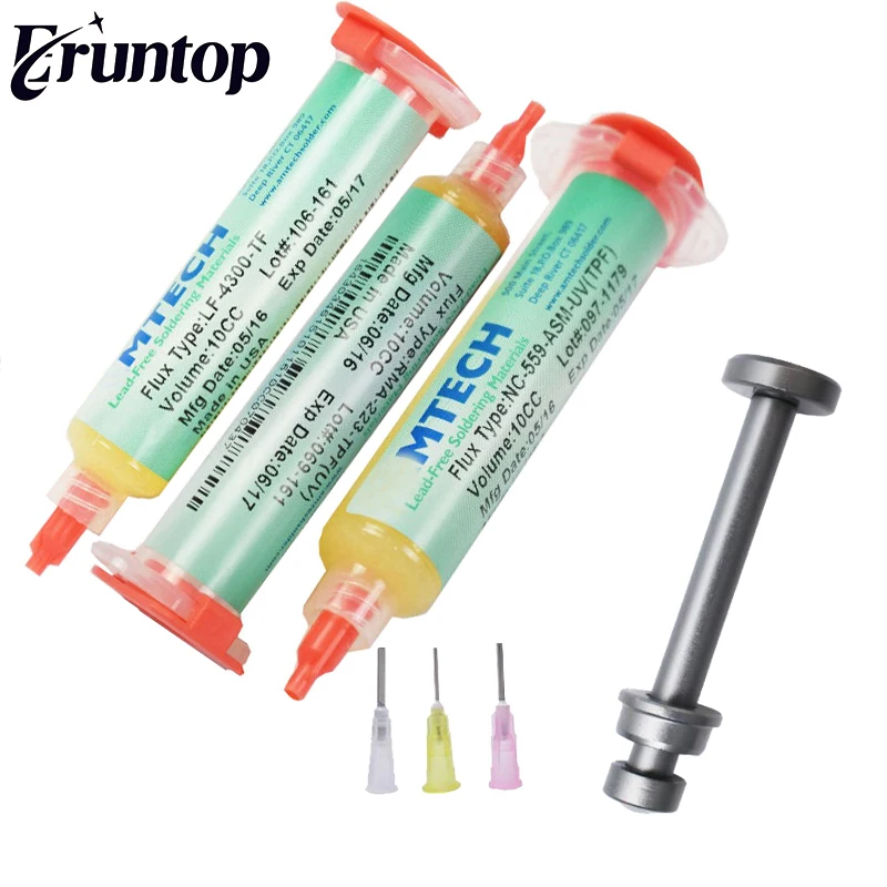1 шт. Eruntop LF 4300 TF RMA 223 TPF (UV) NC 559 ASM UV (TPF) 10cc паяльный флюс с усилителем из алюминиевого