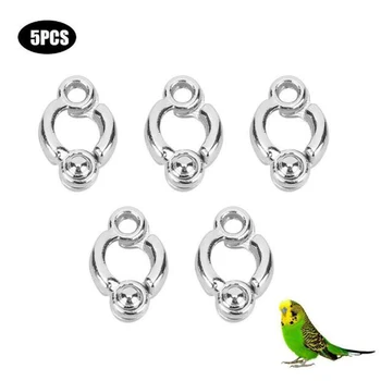 

5pcs 2 size durable Parrot Leg Ring Bird Flying Rope Foot Ring easy to wear Outdoor Accessories