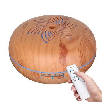 

Ultrasonic Diffusion of Large Capacity Wood Grain Sunflower Flower Night Light Aromatherapy Machine