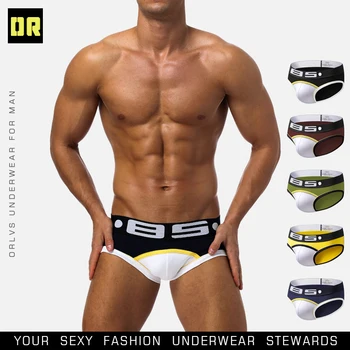 

men Sexy Men Underwear New Men's Briefs Underwear Men Shorts Cotton Underpants Sexy Briefs lingerie 22 Colors BS112