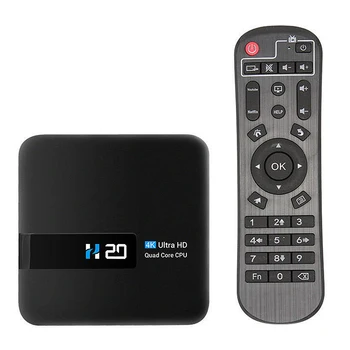 

Hot H20 Smart TV Box Set Top Box Android 10 Media Player 3D Video Youtube Netflix 2.4G Wifi 1+8GB TV Receiver(EU Plug)