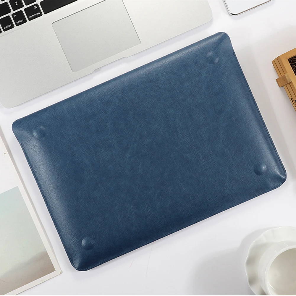 PU кожаный чехол для ноутбука Macbook AIR 13,3 сумка ультра тонкий чехол для ноутбука Macbook AIR 13,3 / - Цвет: Blue