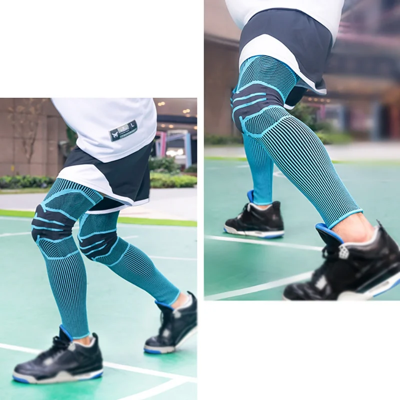 

1pc Knee Pad Sleeve Thermal Compression Leg Support Protector For Outdoor Sports Baseball Basketball Soccer