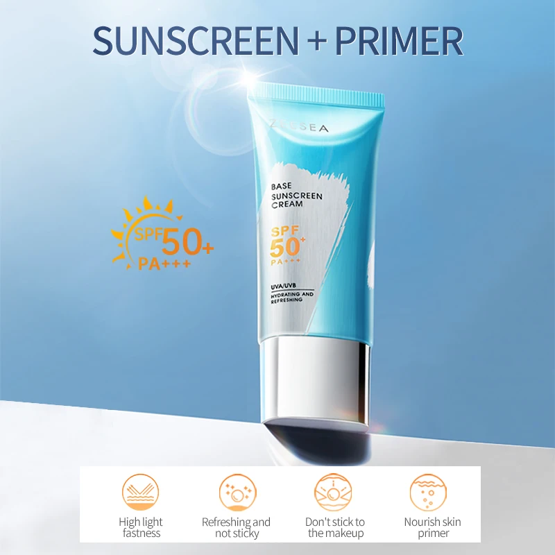 ZEESEA Sunscreen SPF50 Whitening Brightening Skincare Nourishing Moisturizing Essence UV Protection Sunblock Cream  PA+++ 30g