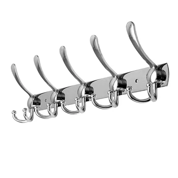 

Coat Rack Stainless Steel For Coat / Towels / Hat Rack (5 Hooks)