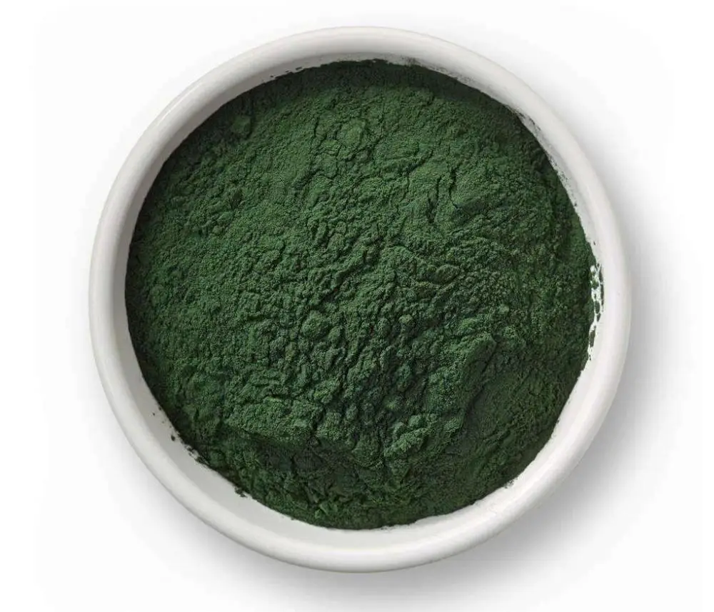 Polvo de espirulina no irradiada, extracto Herbal de proteína superalimentaria, antioxidante orgánico sin GMO