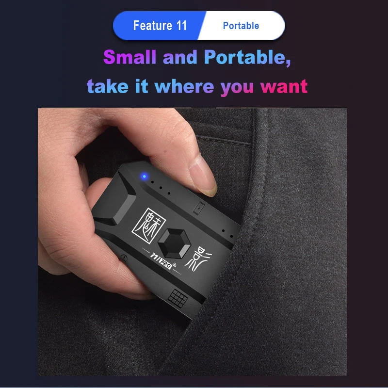 Plug and Paly Gamepad PUBG mobilny kontroler Bluetooth 5.0 klawiatura do gier mysz konwerter na telefon z systemem Android Adapter na IOS 3 Plug and Paly Gamepad PUBG mobilny kontroler Bluetooth 5.0 klawiatura do gier mysz konwerter na telefon z systemem Android Adapter na IOS 3