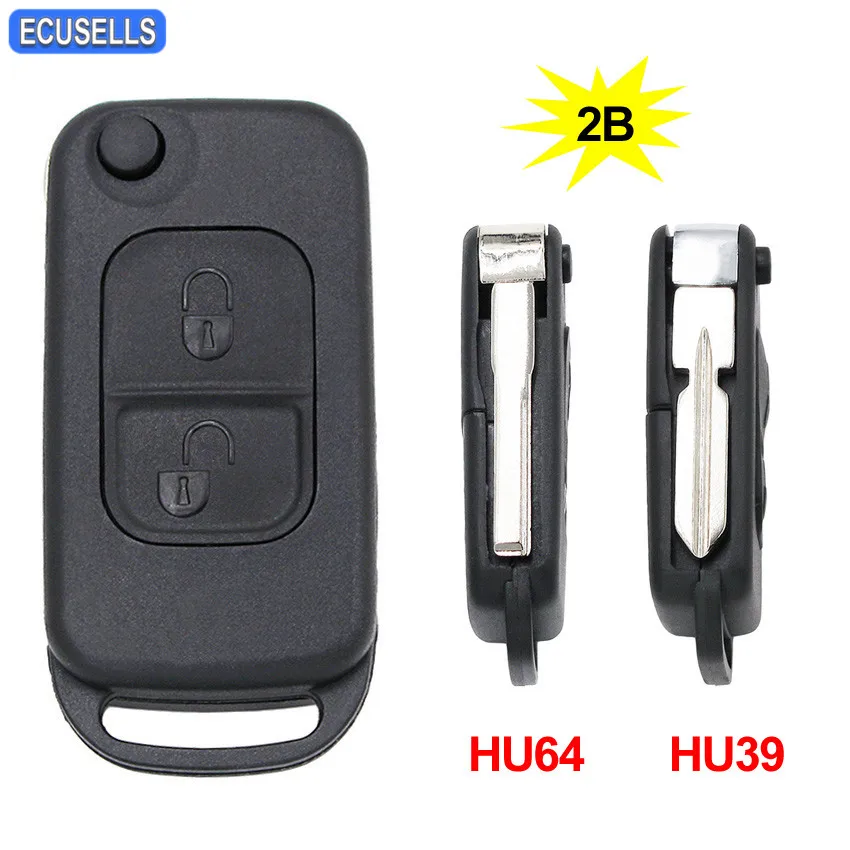 Remote Flip Key Shell Fit for MERCEDES-BENZ ML320 ML55 AMG C230 S500 E420