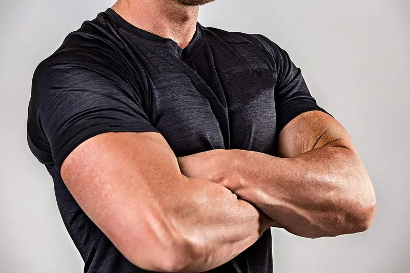 Muscle Brother, стиль, однотонный цвет, одежда для фитнеса, мужская, быстросохнущая, дышащая, для тренировок, ультра-тянущиеся колготки, короткий рукав, Spor