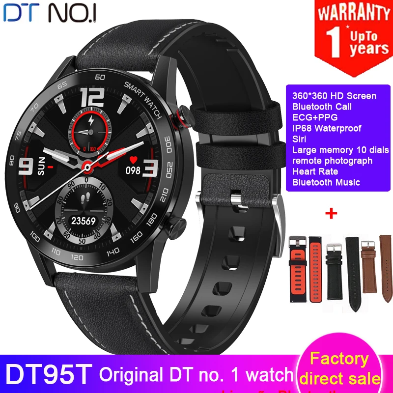 Смарт-часы DT95T мужские водостойкие IP68 360*360 пикселей | Электроника