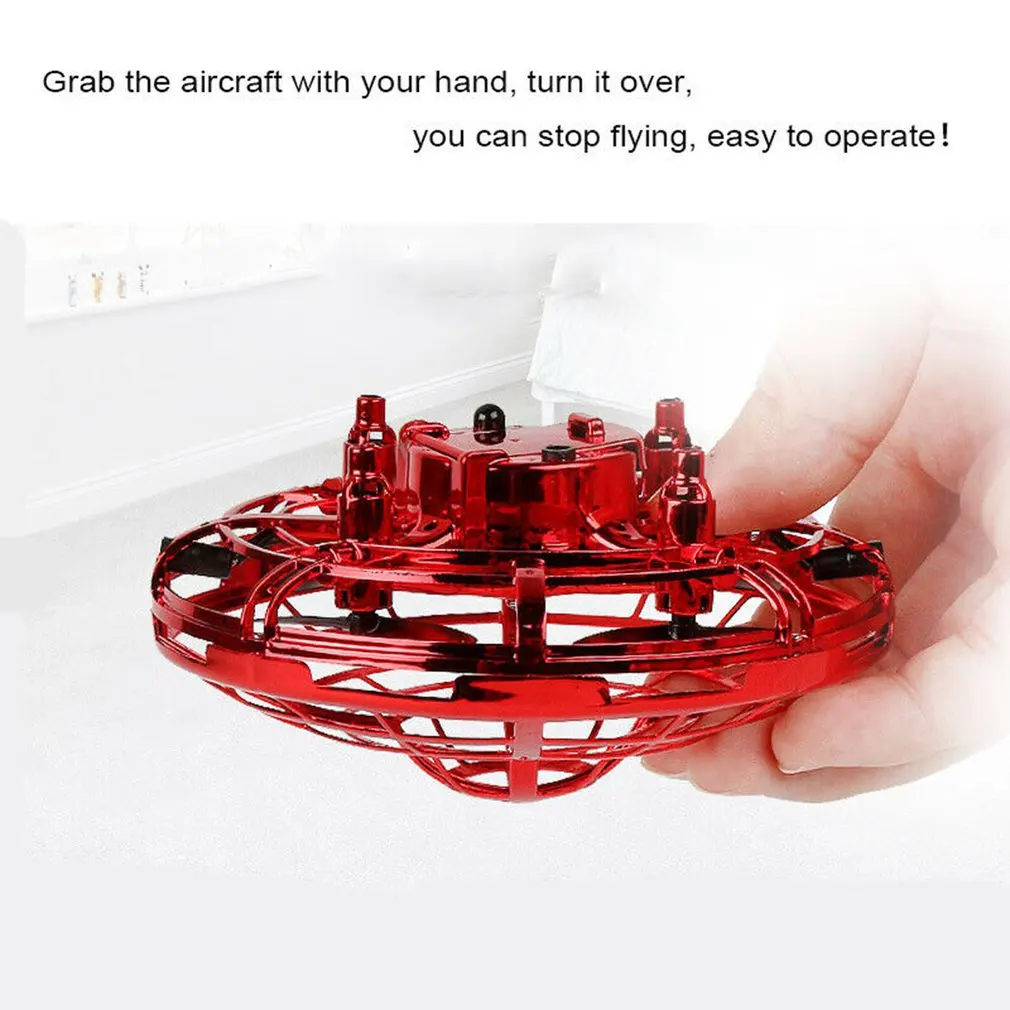 Mini Drone UFO Hand Operated RC Helicopter Quadrocopter Dron Infrared Induction Aircraft Flying Ball Toys For Kids Mini Drone UFO Hand Operated RC Helicopter Quadrocopter Dron Infrared Induction Aircraft Flying Ball Toys For Kids