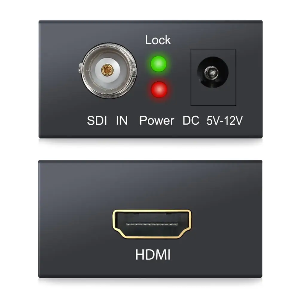 ESYNiC SDI To HDMI преобразователь 5 V 12 Поддержка SD SDI/HD SDI/3G для Дисплей HDTV проектора Аудио