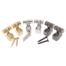 2 pièces guitares électriques rouleau chaîne arbres retenue support arbre Guide guitare électrique pièces accessoires de rechange