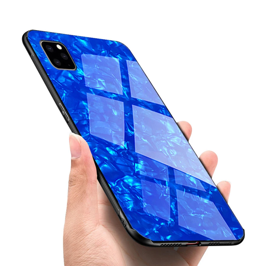 

Shell pattern mobile accessories for iphone xr x xs case coque iphones 11 11pro max 6 6s 7 8plus Anti falling back cover