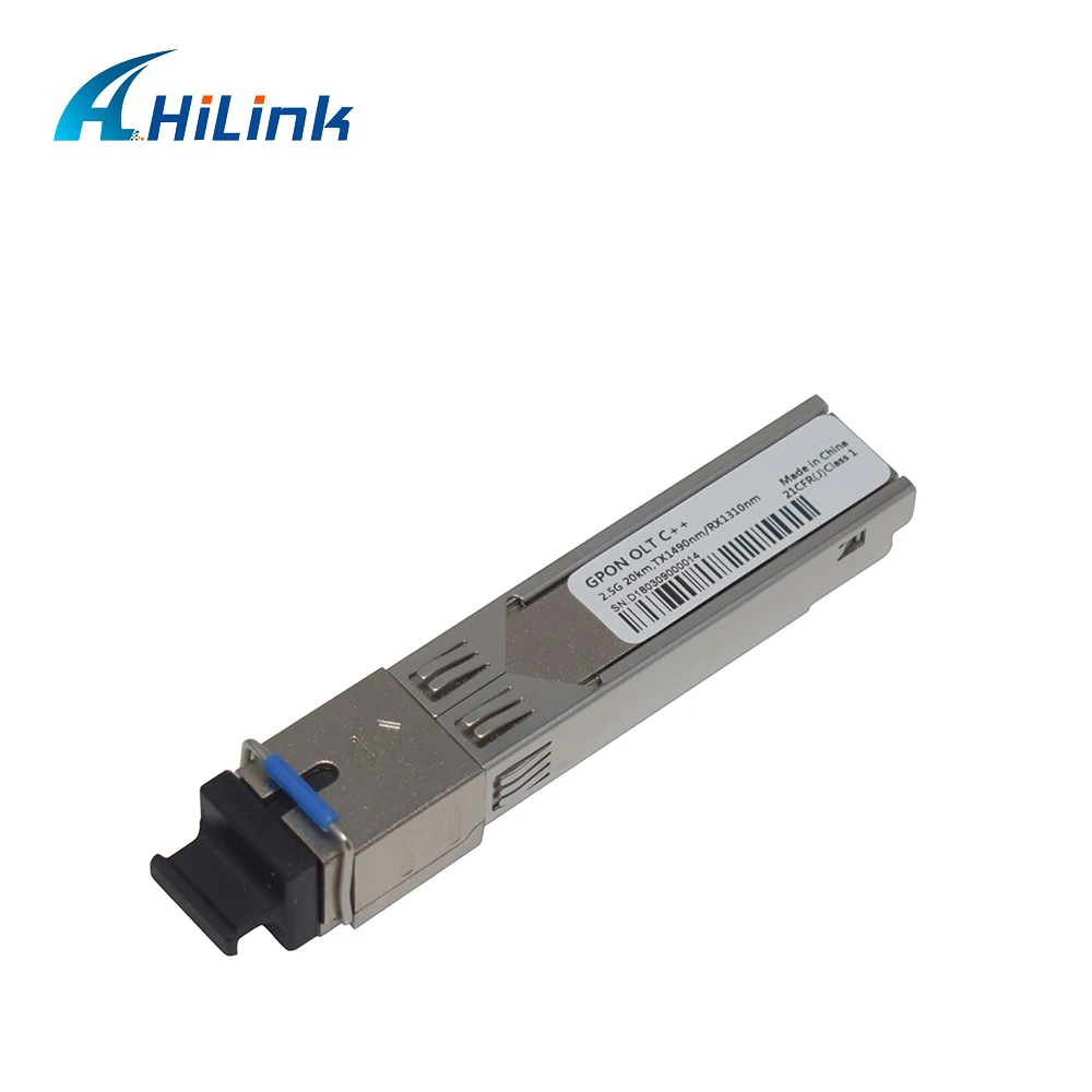 10 шт./лот! 1,25 г/2,5 г GPON OLT C++ SFP BiDi 1310nm/1490nm 20 км SFP модуль приемопередатчик